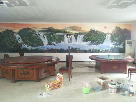 上饶墙绘-写实风景