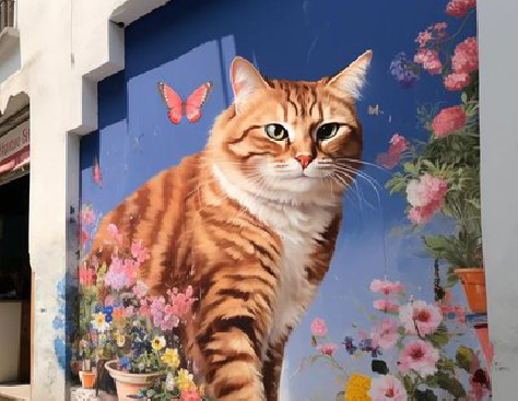 上饶自己绘制有个性的手绘墙